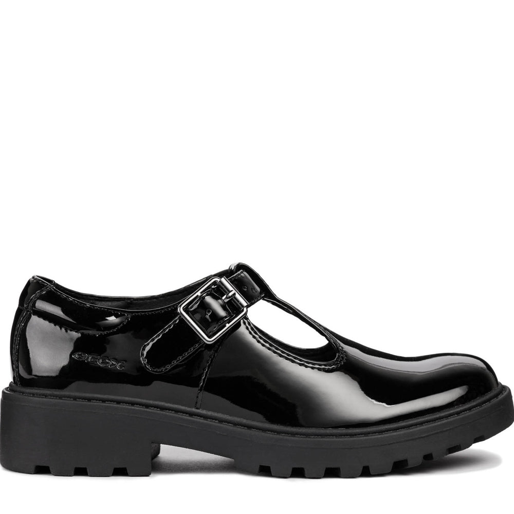 J Casey Girl T-Bar J8420E000HHC9999_00 Girls black patent leather school shoe