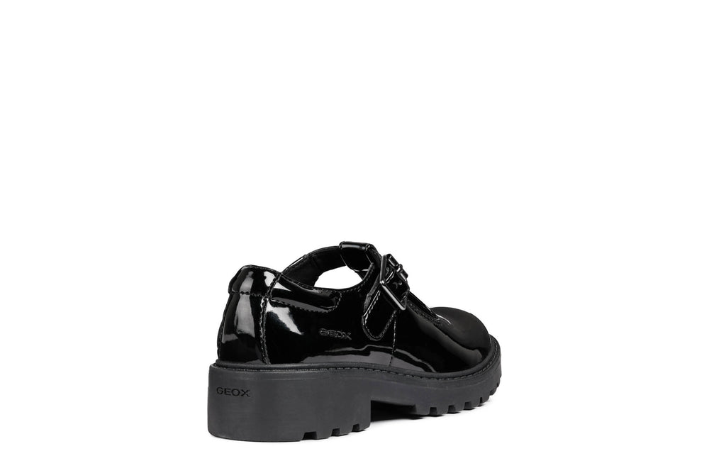 J Casey Girl T-Bar J8420E000HHC9999_00 Girls black patent leather school shoe