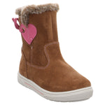 Ricosta Heart Tan Waterproof Boot - Little Bigheads