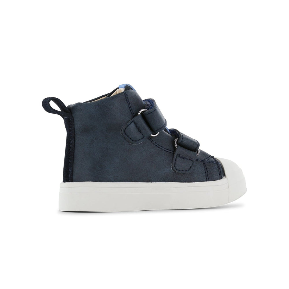 Shoesme - Blue high sneaker with Velcro - Little Bigheads