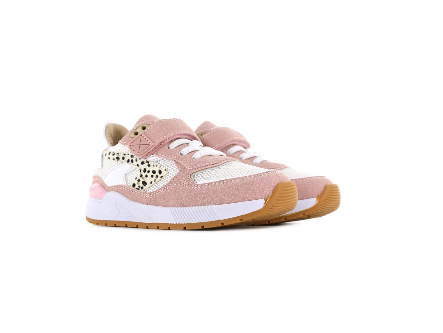 Shoesme Trainers Pink / Faux animal print. - Little Bigheads