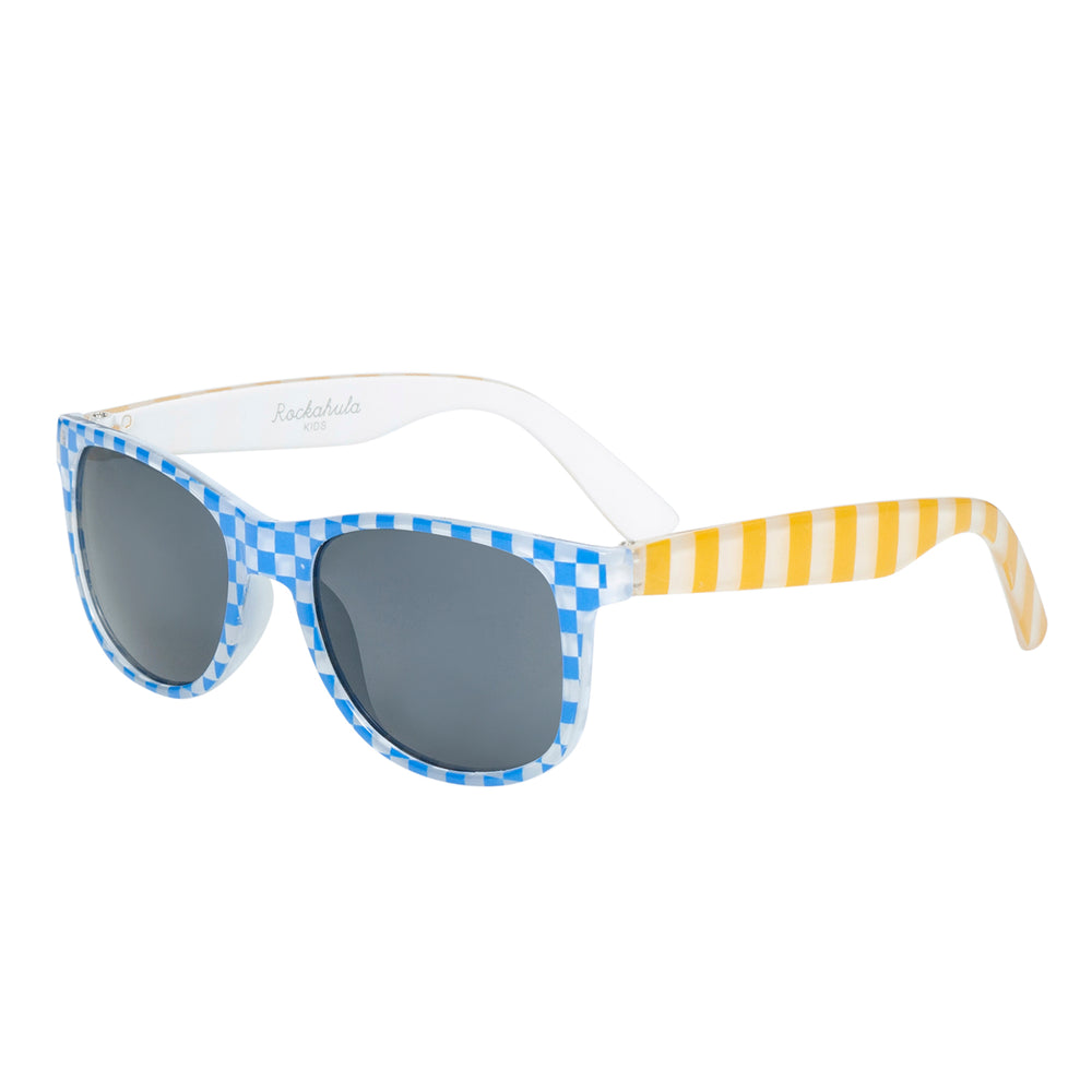 
                  
                    Rockahula - Retro Racing Check Sunglasses - Little Bigheads
                  
                