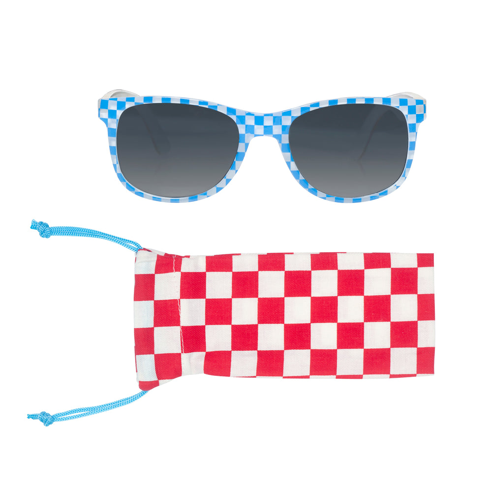 
                  
                    Rockahula - Retro Racing Check Sunglasses - Little Bigheads
                  
                