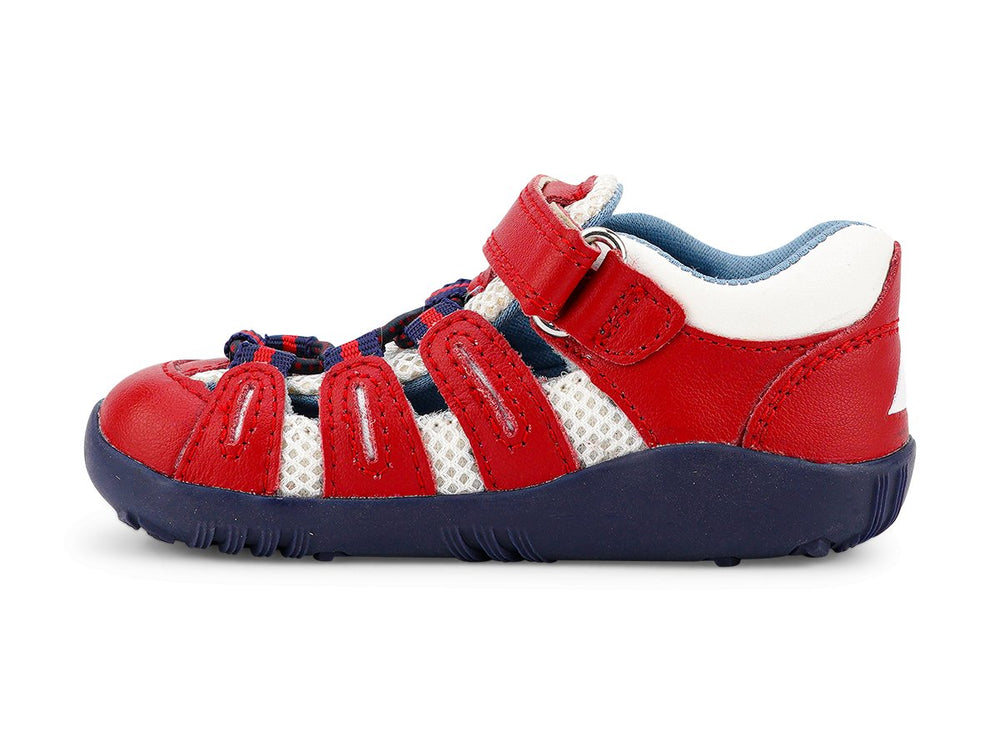 Bobux Summit iWalk - Red & Navy - Little Bigheads