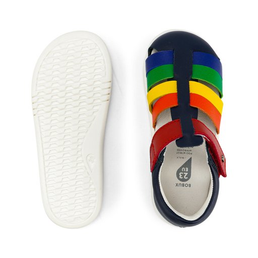 
                  
                    Bobux Tidal Closed Toe Sandal Navy/Multi - Little Bigheads
                  
                