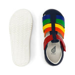 Bobux Tidal Closed Toe Sandal Navy/Multi - Little Bigheads