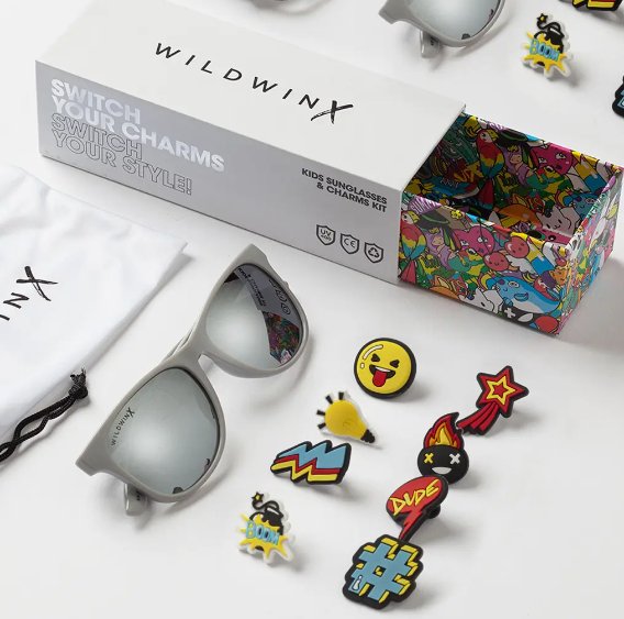 
                  
                    WildWinx Grey Sunglasses - Icon - Little Bigheads
                  
                