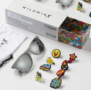 WildWinx Grey Sunglasses - Icon - Little Bigheads