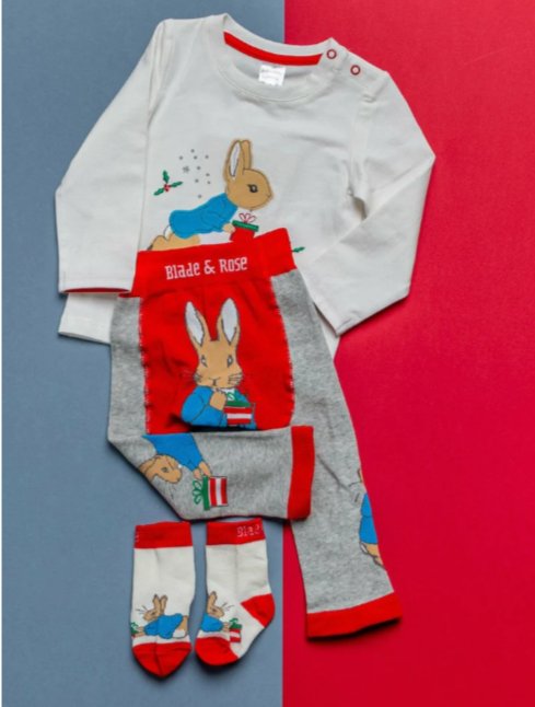 Blade & Rose Festive Peter Rabbit Top - Little Bigheads