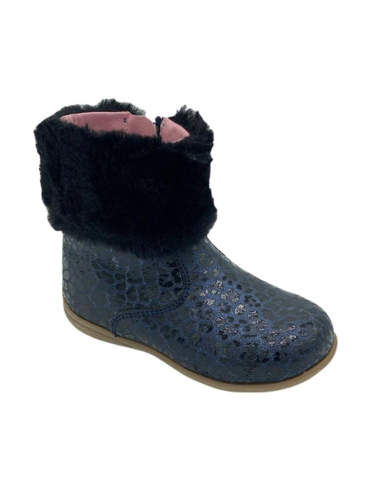 Bo - Bell Pantera Blue Fur Trim Boot - Little Bigheads