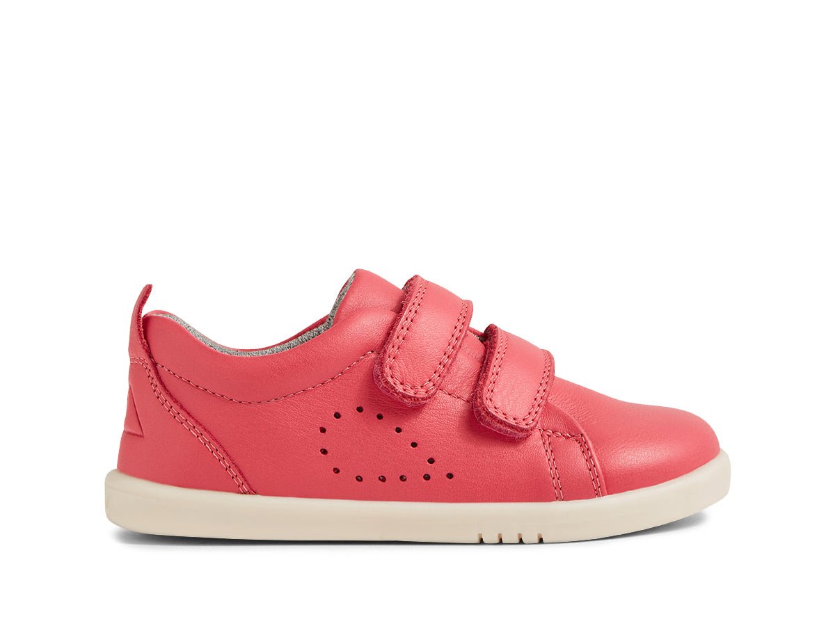 Bobux grass court radiant raspberry girl trainers/shoes