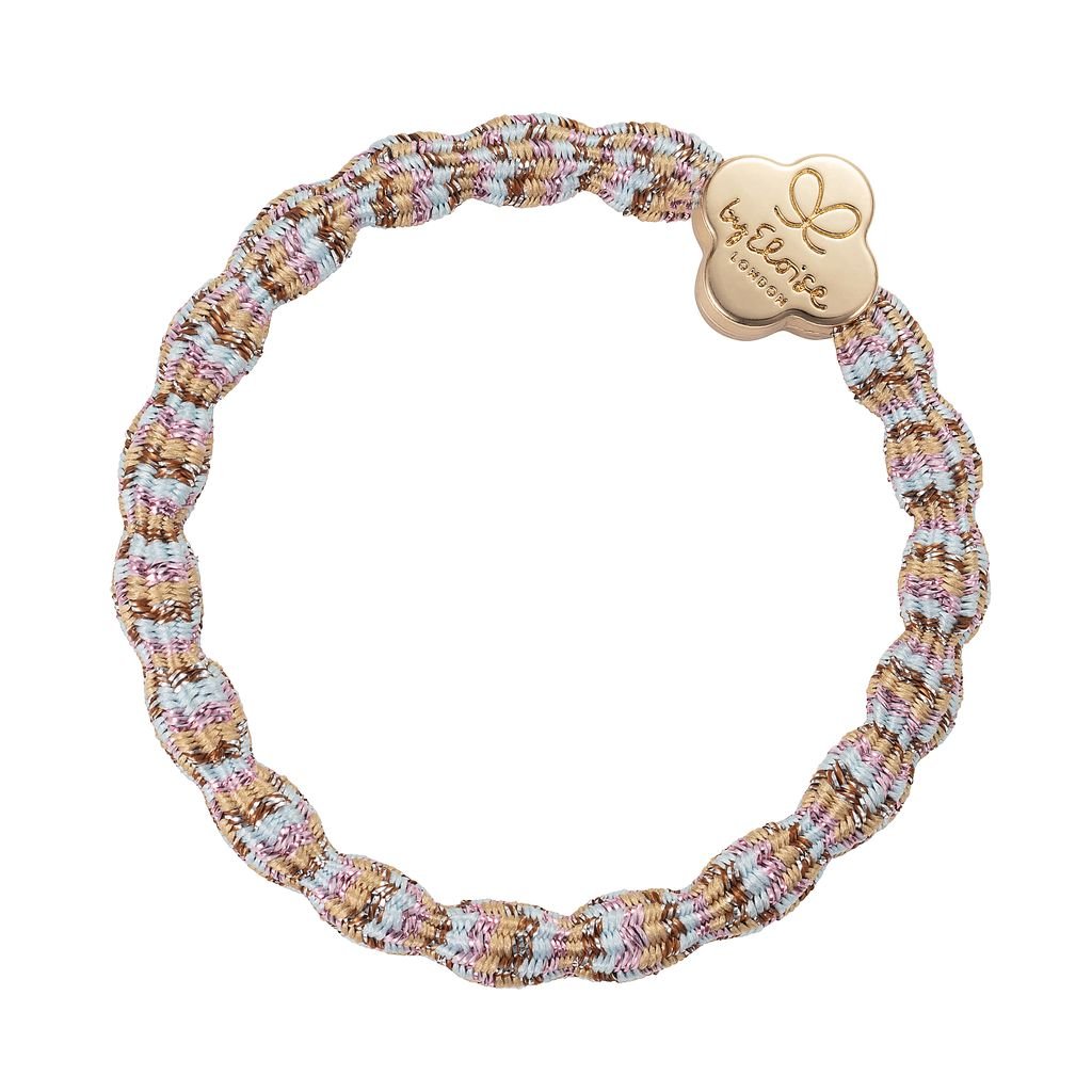 Metallic Gold Quatrefoil Beach hairband and bangle