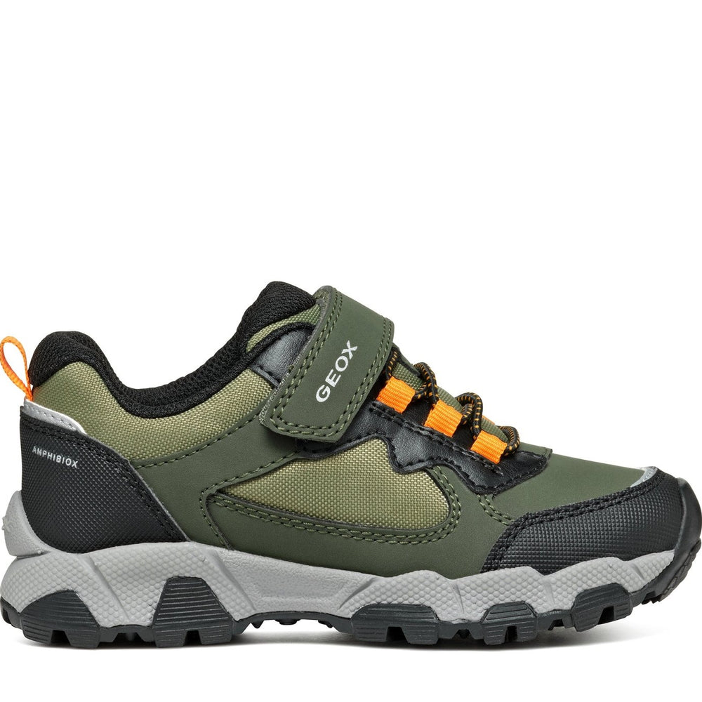 Geox - J Magnetar Boy B ABX - DK Green/Orange - Little Bigheads