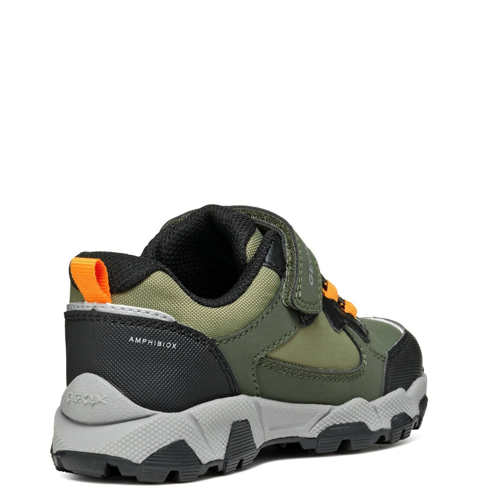 Geox - J Magnetar Boy B ABX - DK Green/Orange - Little Bigheads