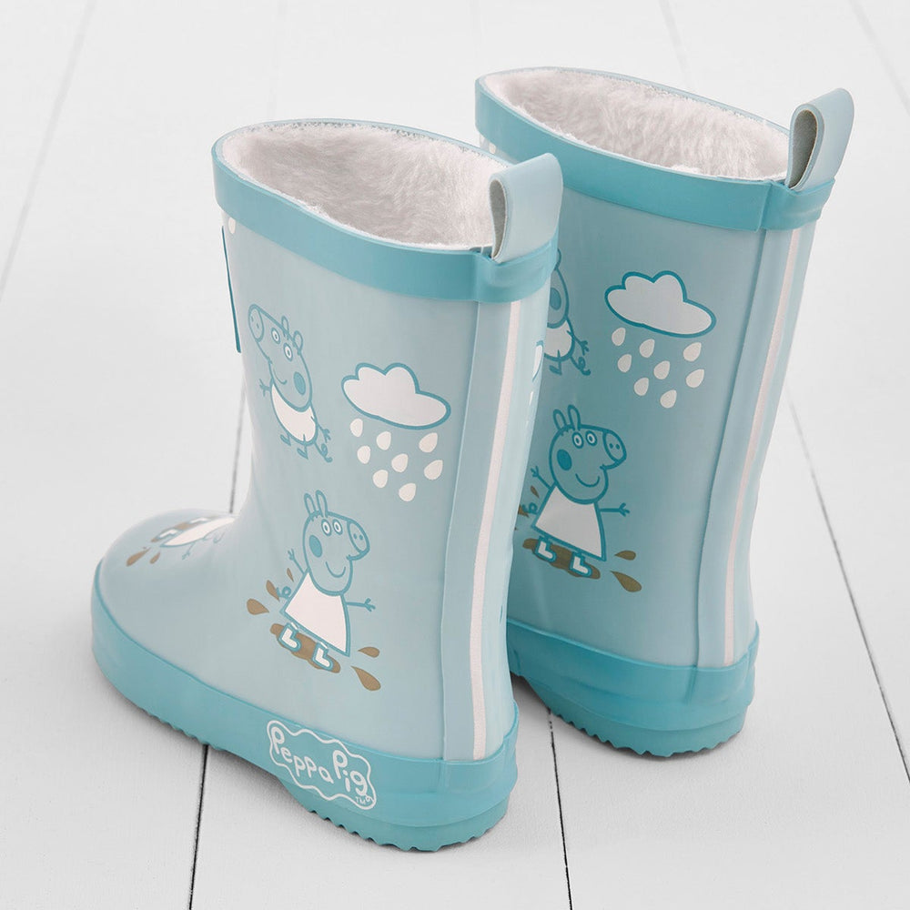 
                  
                    Grass & Air - Peppa Pig - Blue colour changing wellies - Little Bigheads
                  
                