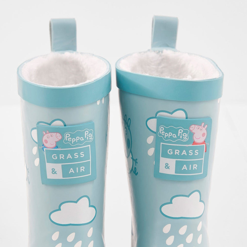 
                  
                    Grass & Air - Peppa Pig - Blue colour changing wellies - Little Bigheads
                  
                