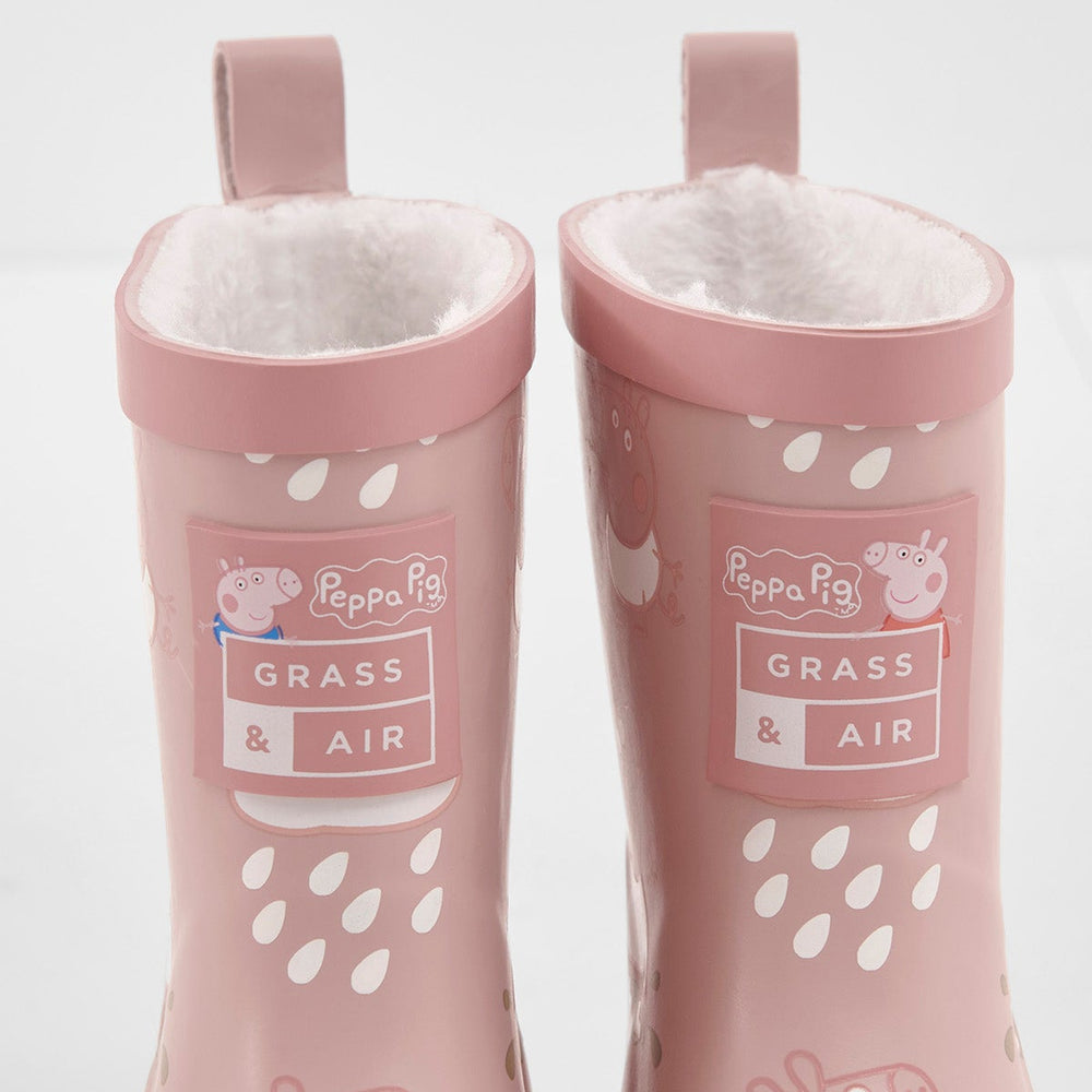 
                  
                    Grass & Air - Peppa Pig - Pink colour changing wellies - Little Bigheads
                  
                