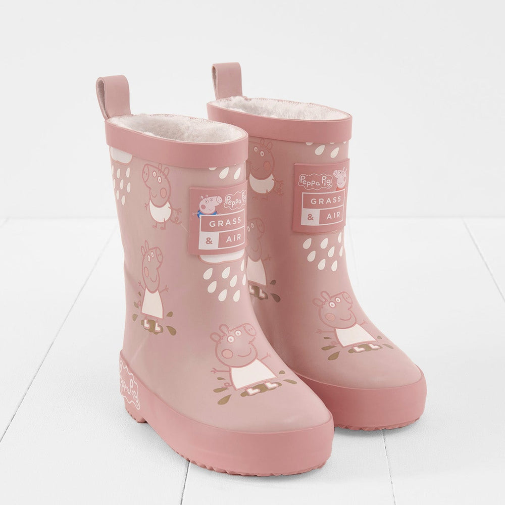 Grass & Air - Peppa Pig - Pink colour changing wellies - Little Bigheads