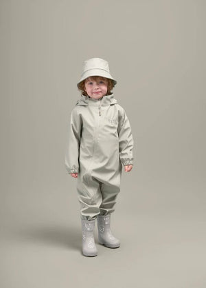 Grass & Air Puddle suit - Geothermal Grey - Little Bigheads