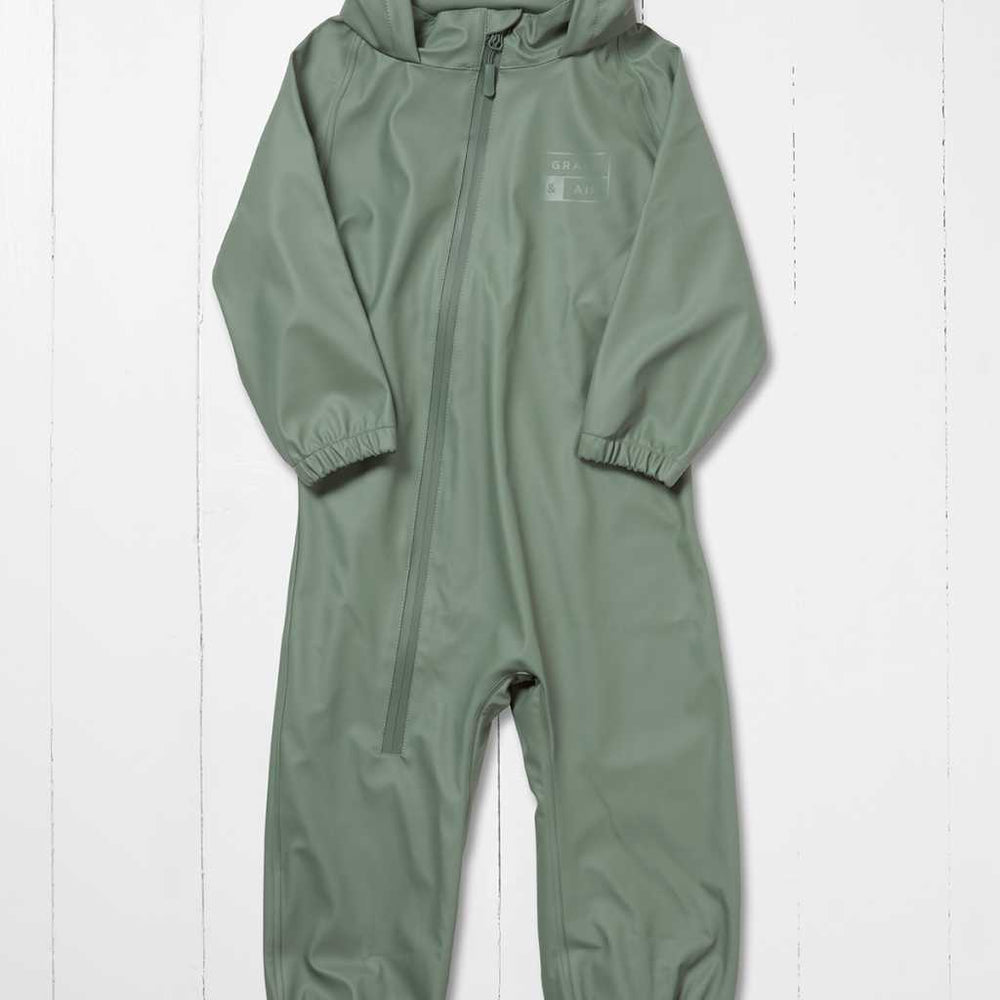 Grass & Air Puddle suit - Khaki - Little Bigheads