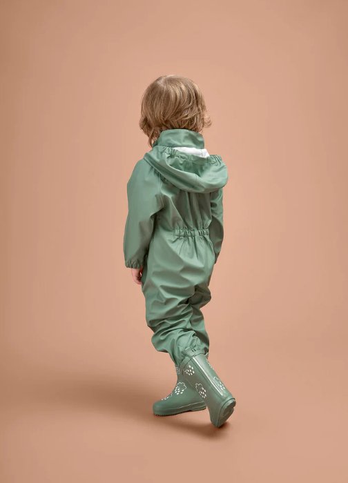 
                  
                    Grass & Air Puddle suit - Khaki - Little Bigheads
                  
                