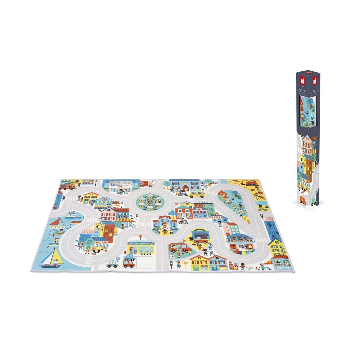 Janod city children's play mat 