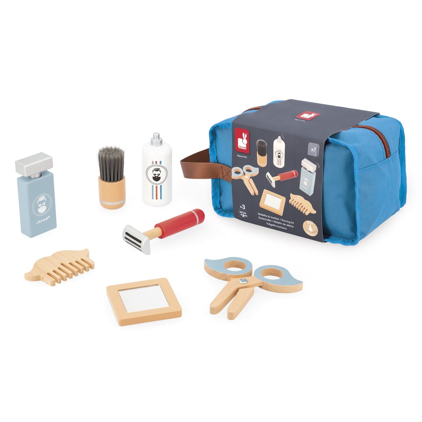 Janod shaving kit for kids role play