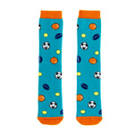 Squelch Socks - Sports Balls One Size age 6-8yrs