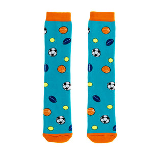 
            
                Load image into Gallery viewer, Squelch Socks - Sports Balls One Size age 6-8yrs
            
        
