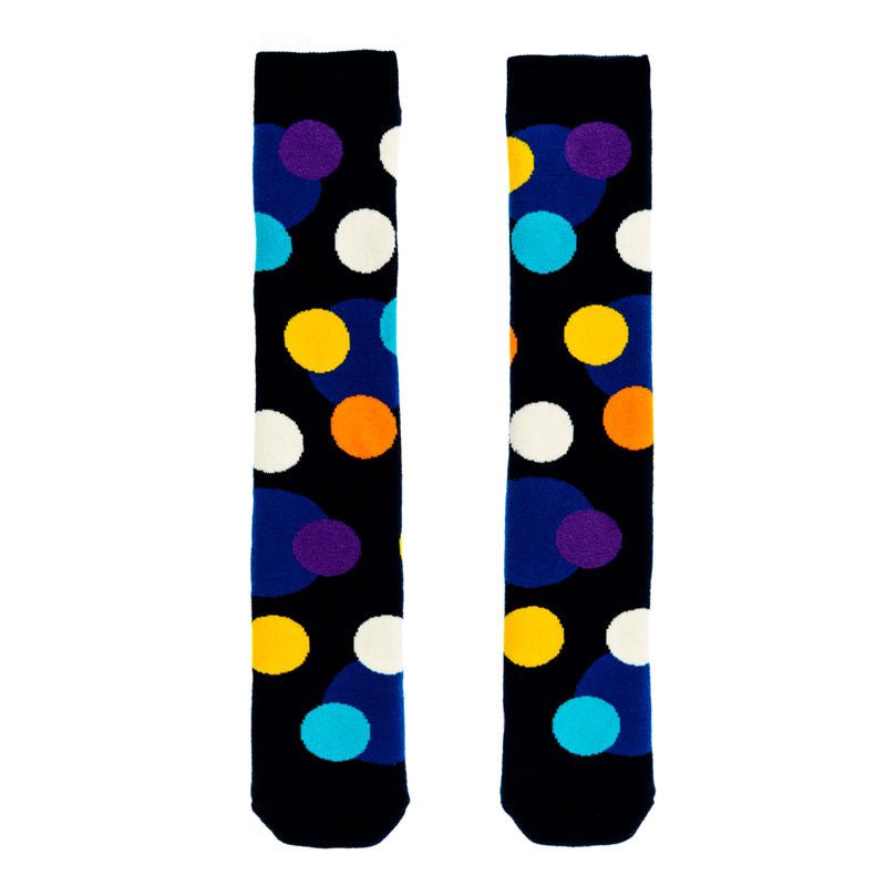 Squelch Socks - Chunky Spots One Size age 6 - 8yrs - Little Bigheads