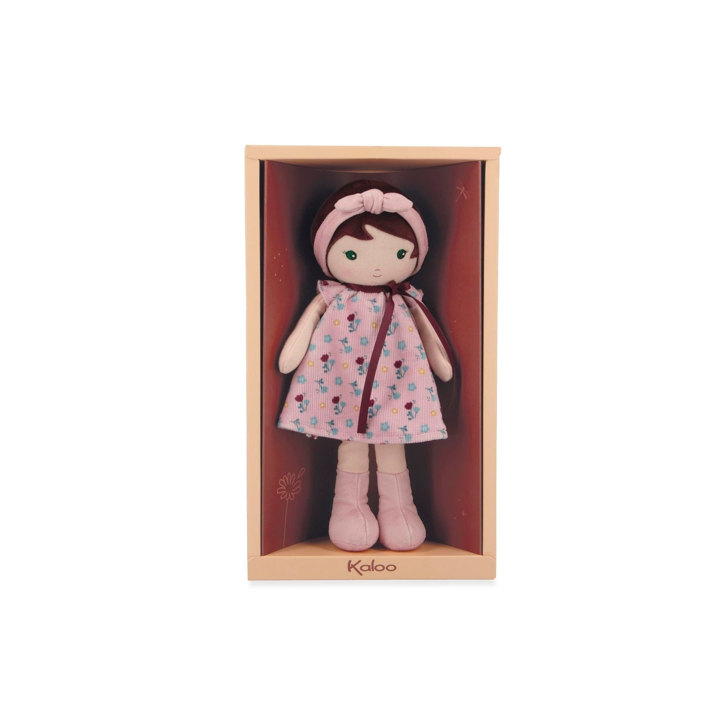 Kaloo My First Doll – Léonie 25 cm Floral Edition in gift box on a white background