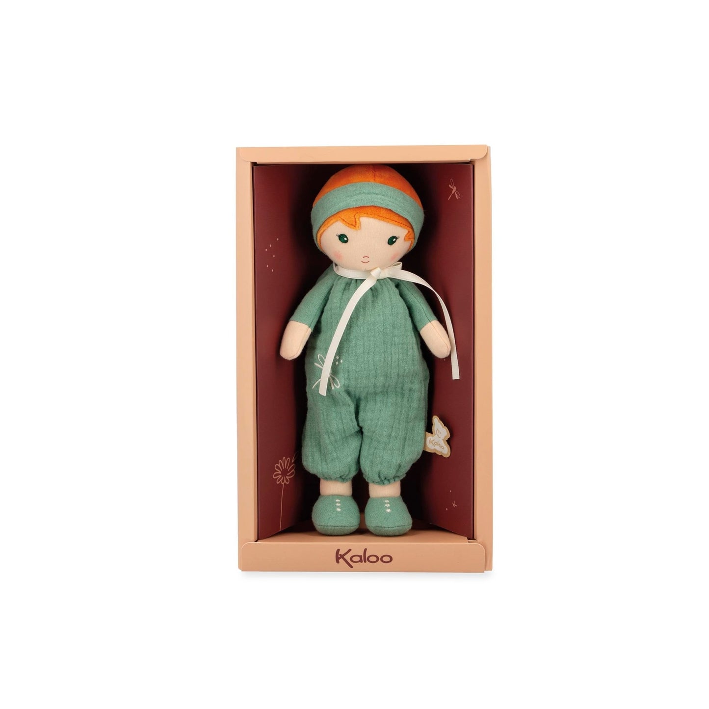 Kaloo my first doll Olivia 25cm with green outfit 