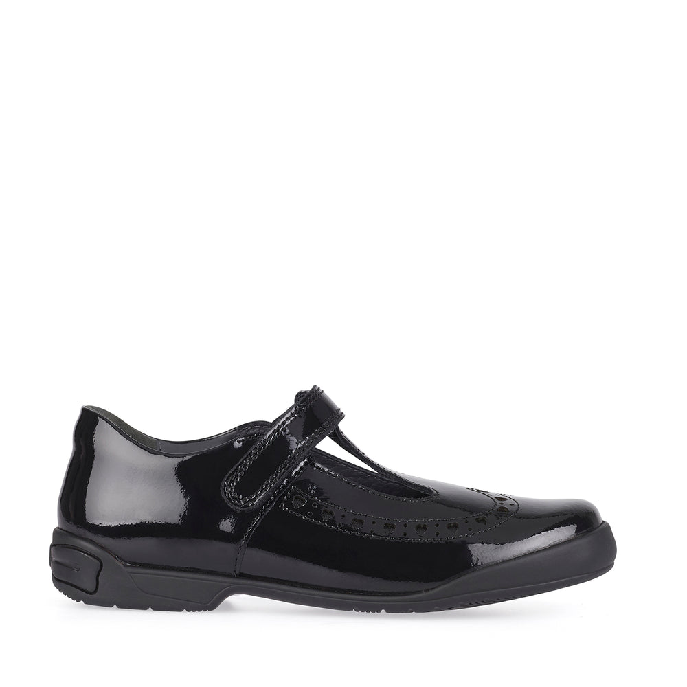 
                  
                    Start-rite stockist - Start-rite Leapfrog patent t-bar girls brogue style school shoe - Little Bigheads
                  
                