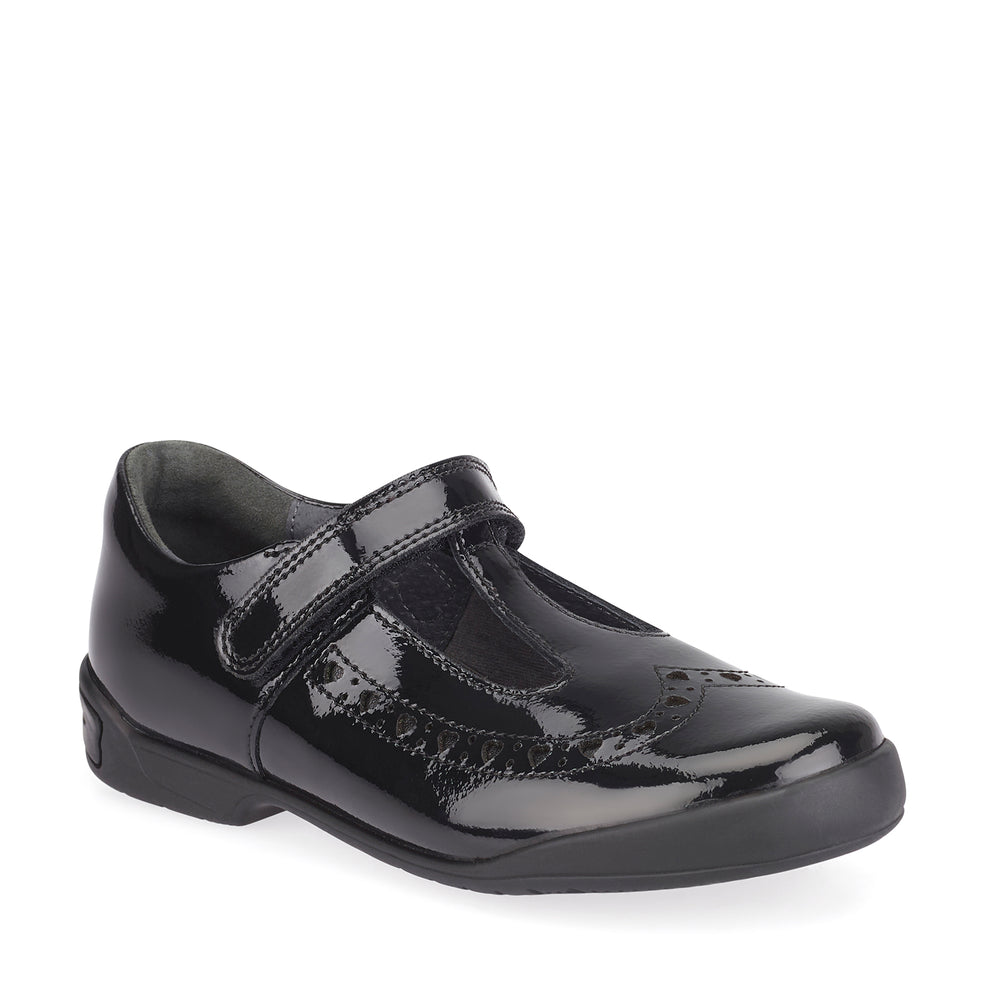 
                  
                    Start-rite stockist - Start-rite Leapfrog patent t-bar girls brogue style school shoe - Little Bigheads
                  
                