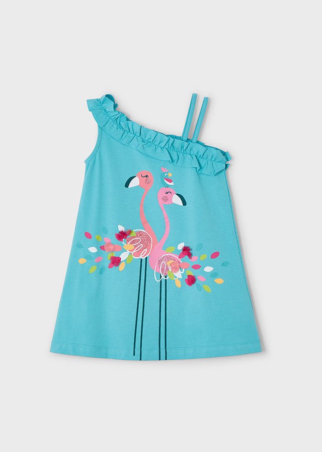 Mayoral | Agate Flamingo Dress - Little Bigheads