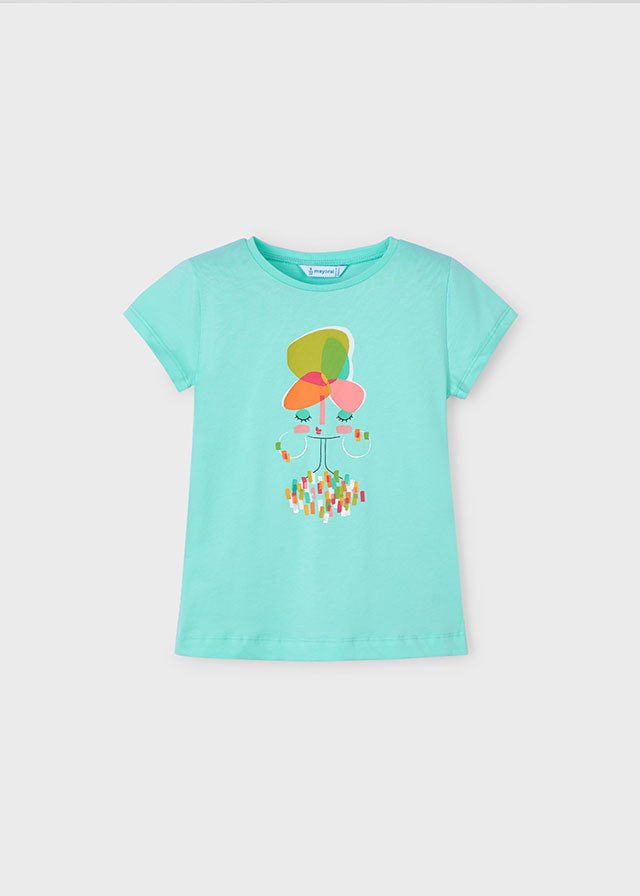 
                  
                    Mayoral | Aqua Short Sleeve T-Shirt - Little Bigheads
                  
                