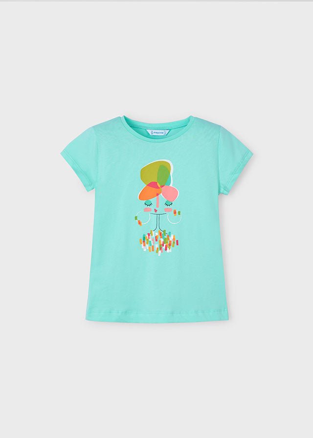 Mayoral | Aqua Short Sleeve T-Shirt - Little Bigheads