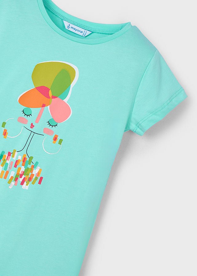 
                  
                    Mayoral | Aqua Short Sleeve T-Shirt - Little Bigheads
                  
                