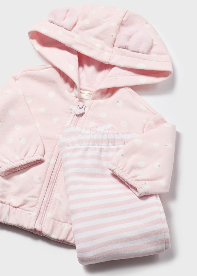 
                  
                    Mayoral - Baby Rose Jacquard tracksuit - Little Bigheads
                  
                