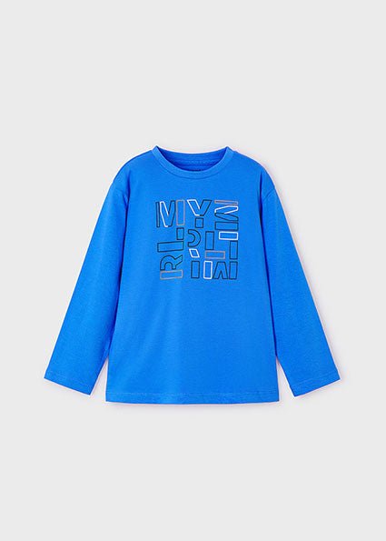 
                  
                    Mayoral - Basic T-Shirt Cerulean - Little Bigheads
                  
                