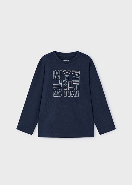 Mayoral - Basic T-Shirt Navy - Little Bigheads