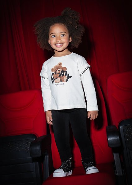 Mayoral | Black velvet leggings - Little Bigheads