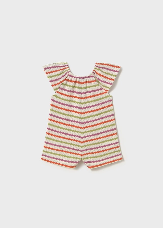 
                  
                    Mayoral | Carrot Stripe Romper - Little Bigheads
                  
                