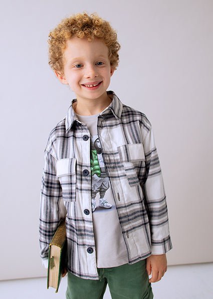 Mayoral | Checked Overshirt - Little Bigheads