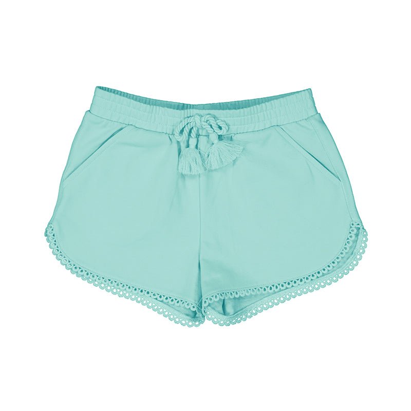 Mayoral | Chenille shorts - Aqua - Little Bigheads