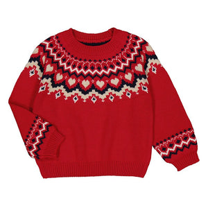 Mayoral - Cherry Jacquard Jumper - Little Bigheads