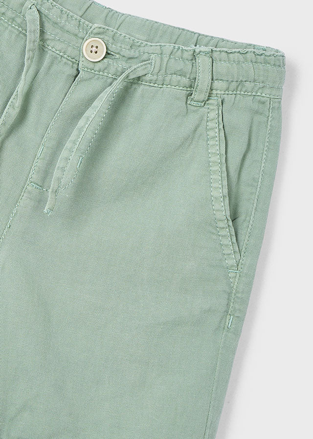 
                  
                    Mayoral | Dark Laurel Linen Shorts - Little Bigheads
                  
                