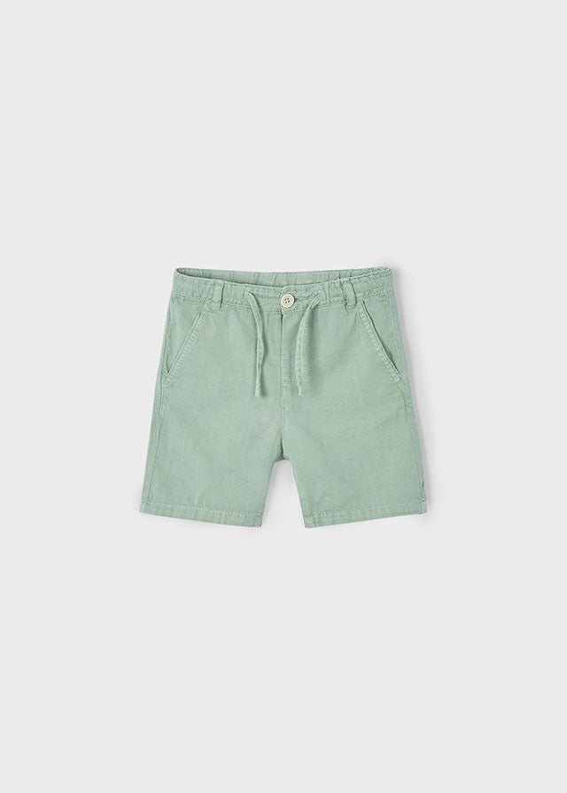 
                  
                    Mayoral | Dark Laurel Linen Shorts - Little Bigheads
                  
                