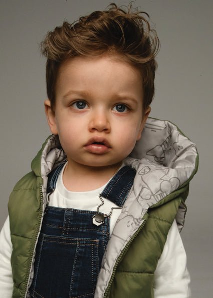 
                  
                    Mayoral - Forest green Reversible vest - Little Bigheads
                  
                