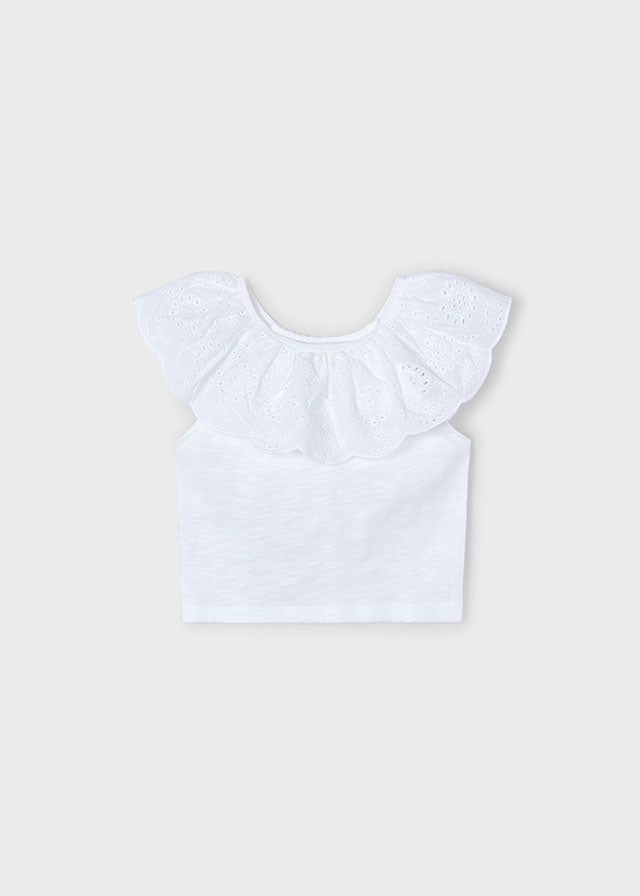 
                  
                    Mayoral | Frill Neck Top - Little Bigheads
                  
                